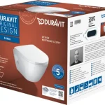 DURAVIT D-Neo öblítőperem nélküli Duravit Rimless fali WC-szett Szuper akció
