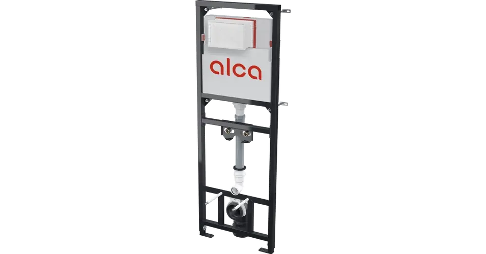 Árcsökkenés ALCA A108F/1500 szerelőkeret tartállyal falikúthoz, szennycsővel DN90/110 és csapteleppel
