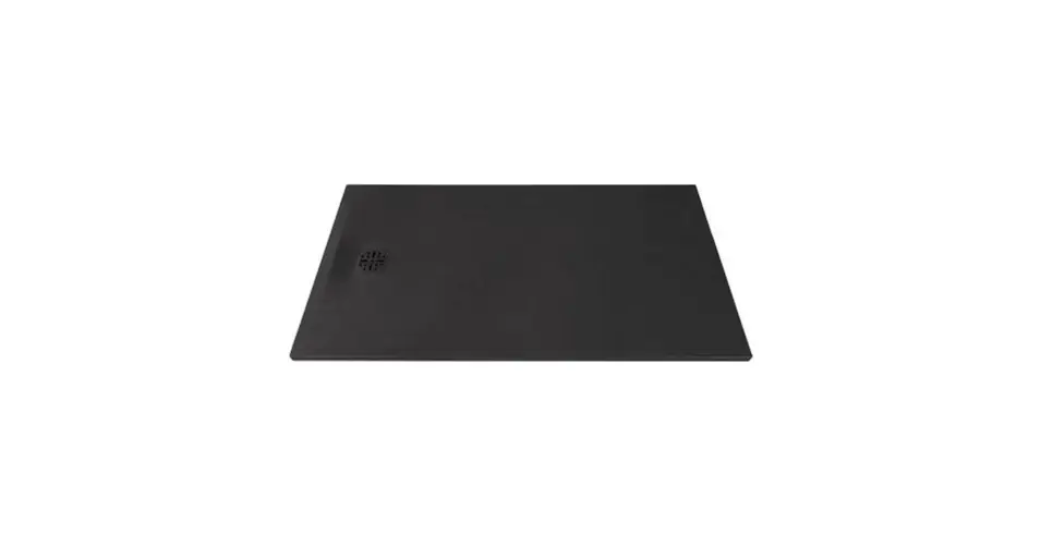 Árcsökkenés MARMY Basalto zuhanytálca - 80×160 selyem fekete (cavalli black)