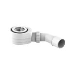 Zuhanytálca szifon Ø50 mm, 60 mm alacsony, fedél nélkül Alacsony ár