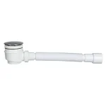 Szuper akció STYRON zuhanytálca szifon Ø50 mm, krómozott + jollyflex, tisztítható bűzzárral