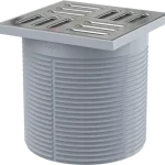 Korlátozott ajánlat ALCA rácstartó elem, rács 105×105 mm rozsdamentes