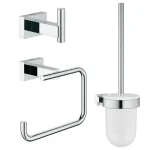 GROHE Essentials Cube City fürdőszobai kiegészítő szett 3 az 1-ben Exkluzív ajánlat