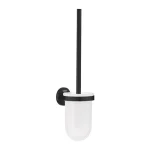 Olcsóbb GROHE Essentials WC-kefe garnitúra, matt fekete