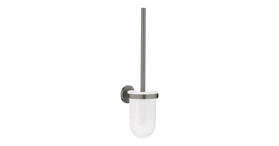 GROHE Essentials WC-kefe garnitúra, brushed hard graphite Azonnal elérhető