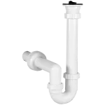 Nézd meg most Csőszifon 6/4", egymedencés, leeresztőszeleppel, Ø40 mm-es elfolyással