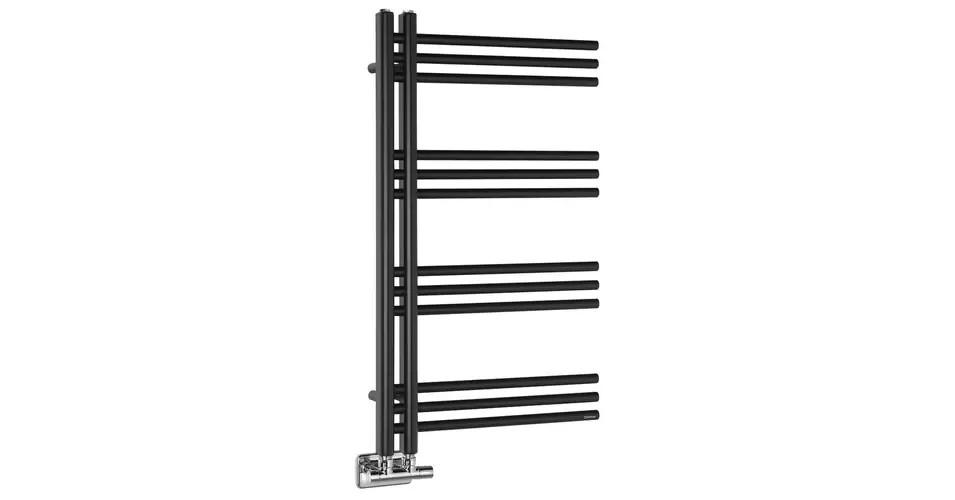 SAPHO Dorlion fürdőszobai radiátor, 500×900 mm, 361 W, matt fekete Azonnali szállítás