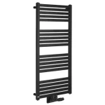 BRUCKNER Grunt fürdőszobai radiátor, középső bekötés, 500×1050 mm, matt fekete Ajánlat