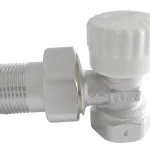 Korlátozott ajánlat FERRO sarok előremenő termofejezhető radiátorszelep 3/4"×3/4"