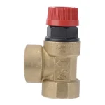 Újdonság FERRO biztonsági szelep fűtés- és használati melegvíz rendszerhez 6 bar 1/2"×1/2"