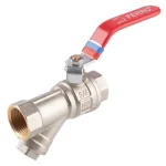 Olcsó FERRO F-Comfort golyóscsap szűrővel, lapátkarral 1/2" BB PN16