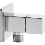 Árcsökkenés FERRO Quadro kerámiabetétes szelep takarórozettával és fém kezelőkarral 1/2"×1/2"