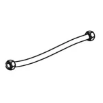 SCHELL flexibilis csatlakozócső, 335 mm, 3/8" Outlet