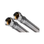 Ne maradj le INVENA acélborítású flexibilis bekötőcső 20 mm 1"×1" BB 60 cm