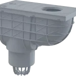 ALCA univerzális esővíz elvezető 300×155/110 mm, függőleges, szürke Szuper akció
