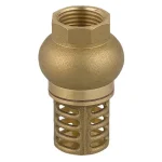Csak ma FERRO lábszelep rugó nélkül, réz tányérral, réz szűrővel, 5/4"