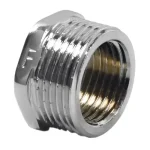 Akciós ár Réz szűkítő, külső-belső menetes, 1/2"-3/8" krómozott