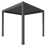 Prémium WELLIS MotionFlex 300 bioklimatikus pergola, fehér LED világítással
