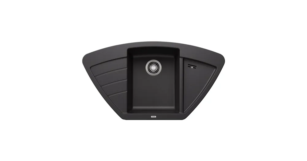 Blanco Zia 9E Antracit 1mély+cs. sarok 930x510mm exc. nélk 514764 Gyors kiszállítás