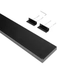 Konyhai fémrács HORIZON BIG falipolc akasztó nélkül 900x30x100mm Fekete Kiárusítás