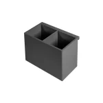 Olcsó Konyhai fémrács PRATIKA 2 részes tároló 130x100x75mm Fekete