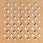 Szuper ajánlat Perforált lemez Legno furnérozott Hdf-Fiore perforációval Cseresznye 1520x610x4mm