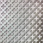 Gyors szállítás Perforált lemez SAL 04 alumínium 1000x500mm