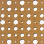 Perforált lemez Grezzo natur Hdf ARIEL perforációval 1520x605x3mm Prémium