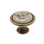 Fogantyú P07-01-20-04 Antik bronz-zöld 34mm porcelán Újdonság