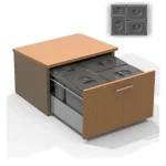 Expressz kézbesítés EKOTECH - Beépíthető hulladékgyűjtő JAZZ 60 - 3x12 liter+1x5 liter