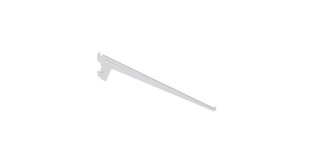 Metall fali konzol 1 soros tartókar 15cm Fehér Újdonság
