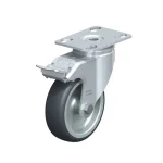 Expressz szállítás Blickle görgő forgóvillás LKPA-TPA 126G-FI gumi/polipropilén stop-fix fékkel, 120kg