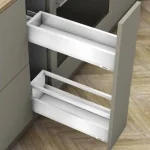 Blum MERIVOBOX Space Twin BM fiókszett E magasságú Korlát magasítással 500mm Selyemfehér Exkluzív ajánlat