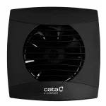 Cata UC-12 Timer fekete ventilátor utószellőztető funkcióval, pillangószeleppel Biztonságos fizetés