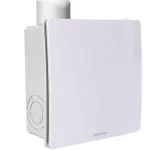 Aerauliqa QXD-80HT ventilátor, magas nyomásértékkel, utószellőztető és páraérzékelő funkcióval, beépített pillangószeleppel, WC csésze elszívásához Vedd meg most