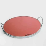 SMEG TŰZÁLLÓ PIZZAKŐ, kerek, fogókkal, alkalmazható: 60 cm-es sütőkhöz Kedvezményes ár