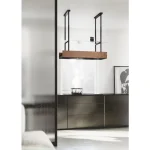 Ciarko Design MINIMAL 1 120 cm fekete sziget páraelszívó (panellal) Bestseller