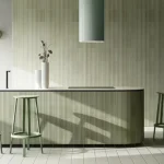 Biztonságos vásárlás Ciarko Design Monogram W oliva zöld sziget páraelszívó
