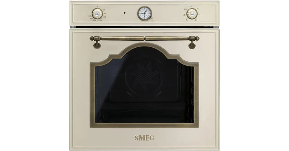Exkluzív ajánlat SMEG HŐLÉGKEVERÉSES SÜTŐ, Cortina design, 60 cm, analóg, bézs