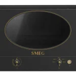 SMEG BEÉPÍTHETŐ MIKROHULLÁMÚ SÜTŐ, Colonial design, 22 liter, antracit Csak ma