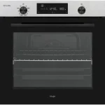 Outlet Kluge beépíthető multifunicós inox/fekete sütő, 78L