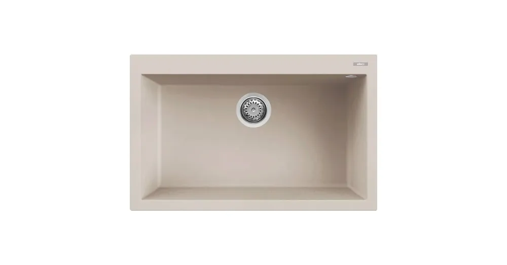 ELLECI - Mosogatótálca Quadra 130 79x50 Granitek 1 m. G39 Bianco soft Újdonság
