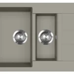 EVIDO Cubo 6S compact gránit mosogató 800x500 platina Újdonság