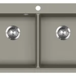 Legjobb ár EVIDO Quadro 9 gránit mosogató, 860 x 510 mm, platina