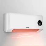 Fali hősugárzó - 1000/2000W - LED kijelző - 230V - fehér Prémium