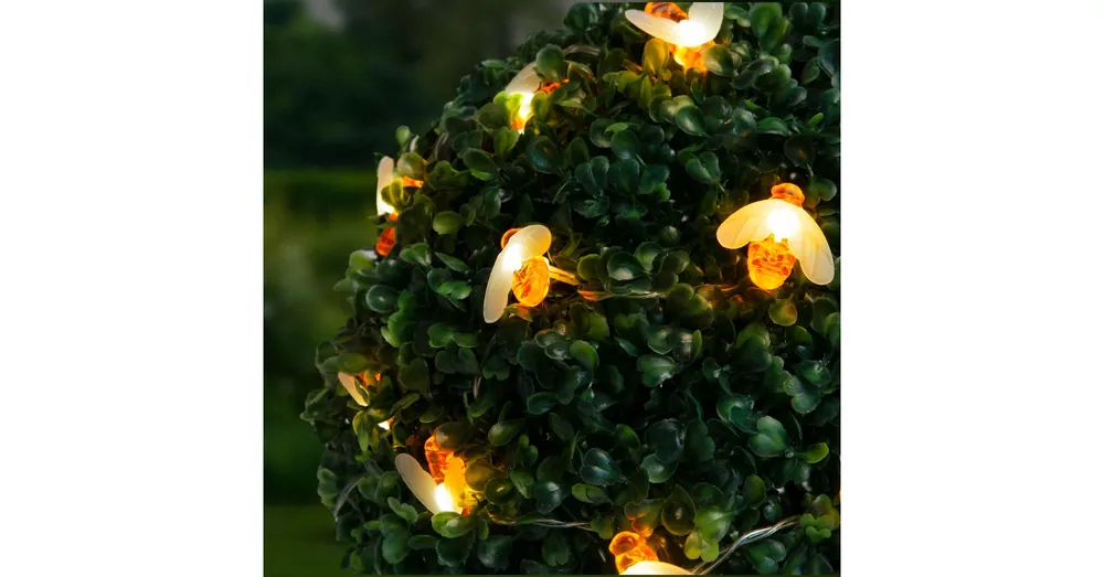 Bestseller LED szolár fényfüzér - méhecske - 2,3 m - 20 LED - melegfehér