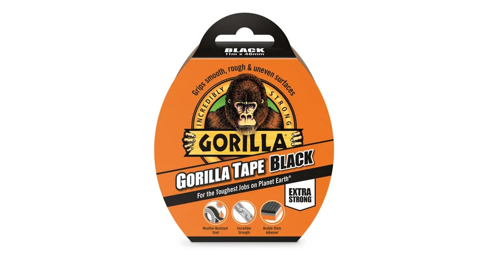 Korlátozott ajánlat Gorilla Tape Black 11m x 48mm Fekete Extra Erős Ragasztószalag
