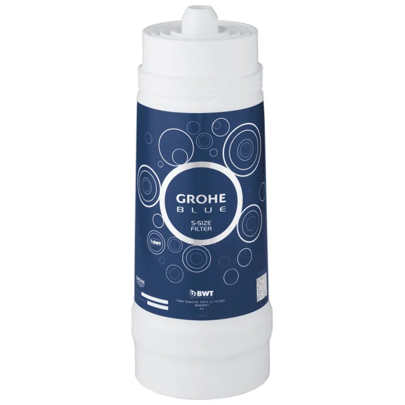 Prémium Grohe, Blue Home Szűrőfilter, S-es méret, kapacitása 600 liter 20 ° dKH víz keménységnél 40404001
