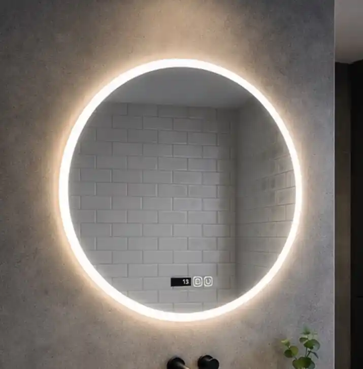 Inspiro Design Zonetto Smart, kör alakú okos tükör, keretvilágítással, 25w, 80x80 cm Biztonságos fizetés
