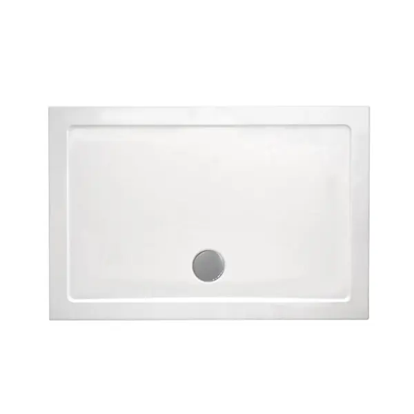 Végkiárusítás Wellis, SMC lapos, szögletes, zuhanytálca WC00406, szifonnal 120*80*4 cm